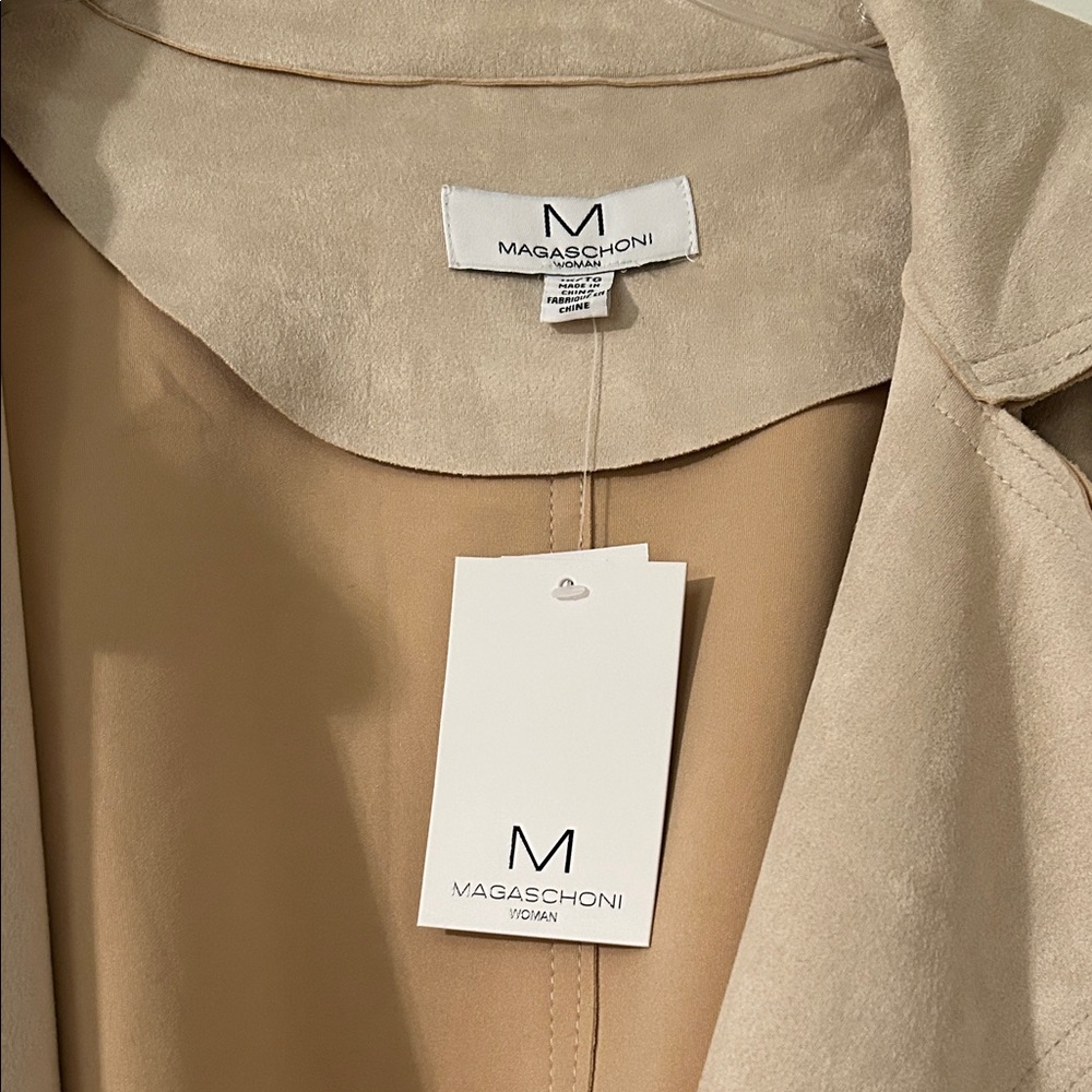 Magaschoni Beige Trench Coat - Picture 3 of 15